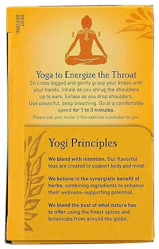 Miniatura 6 de Yogi Tea, miel y limón garganta, 16 unidades, el embalaje puede variar