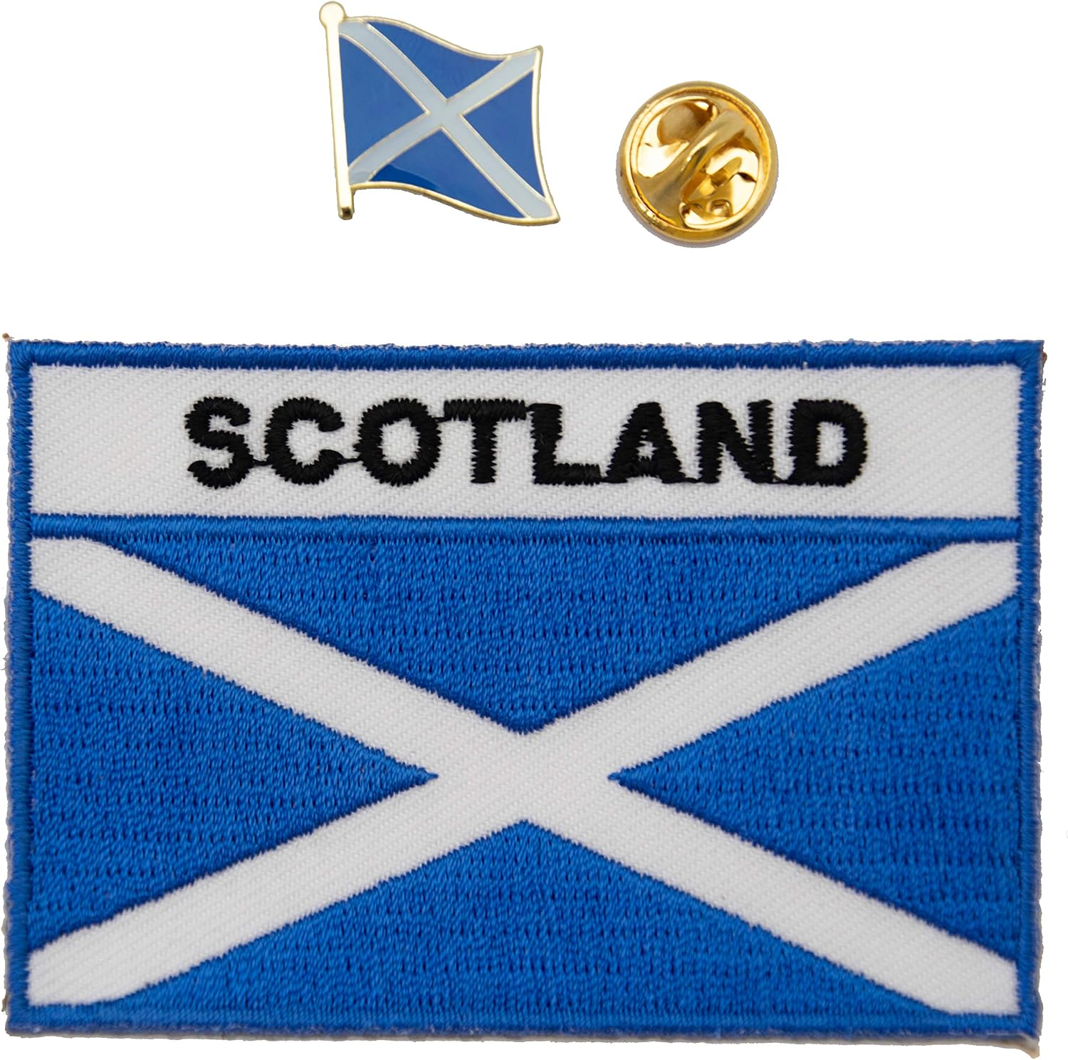 A-ONE - Scotland Needle Patch+ Scotland Country Pinbadges, Scottish Flags Clothing Patches, Decoration Emblem Pin NO.021A