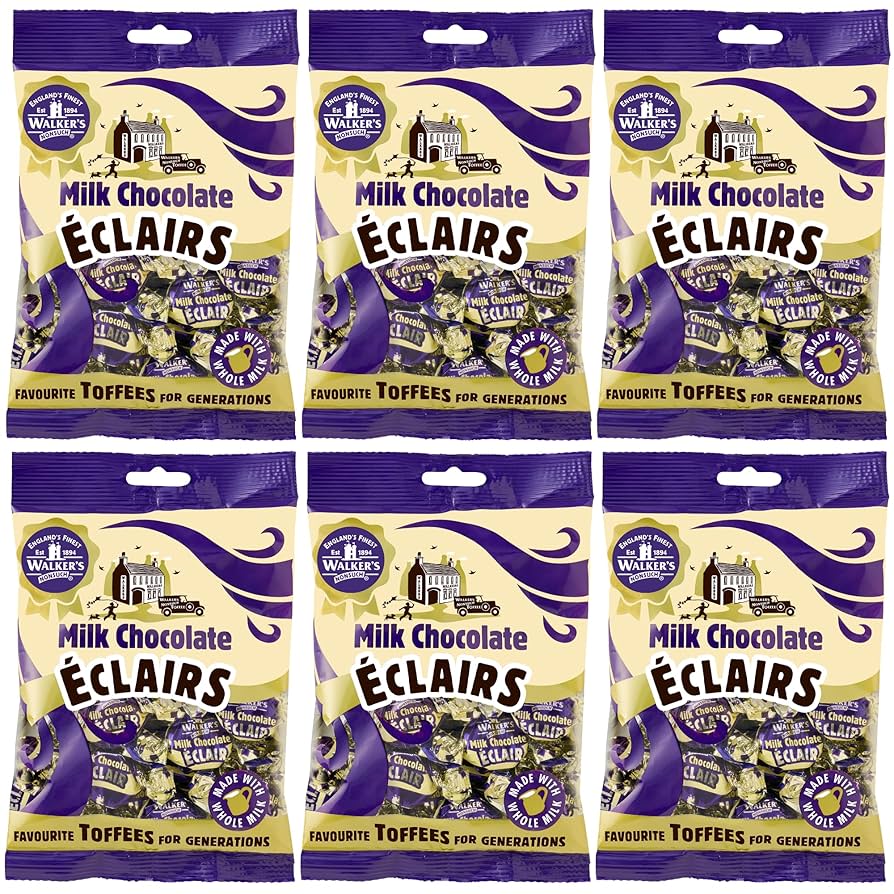 Amazon.com : Walkers Nonsuch Milk Chocolate Eclairs 5.29 oz