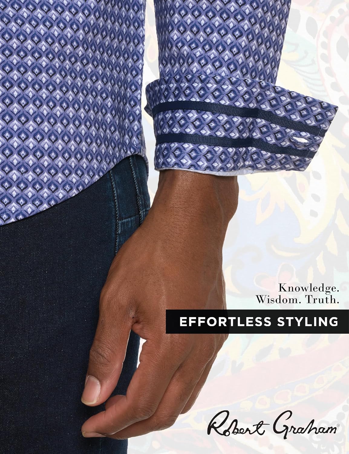 Robert Graham Men’s Bernardi Long-Sleeve Button-Down Shirt - Image 5