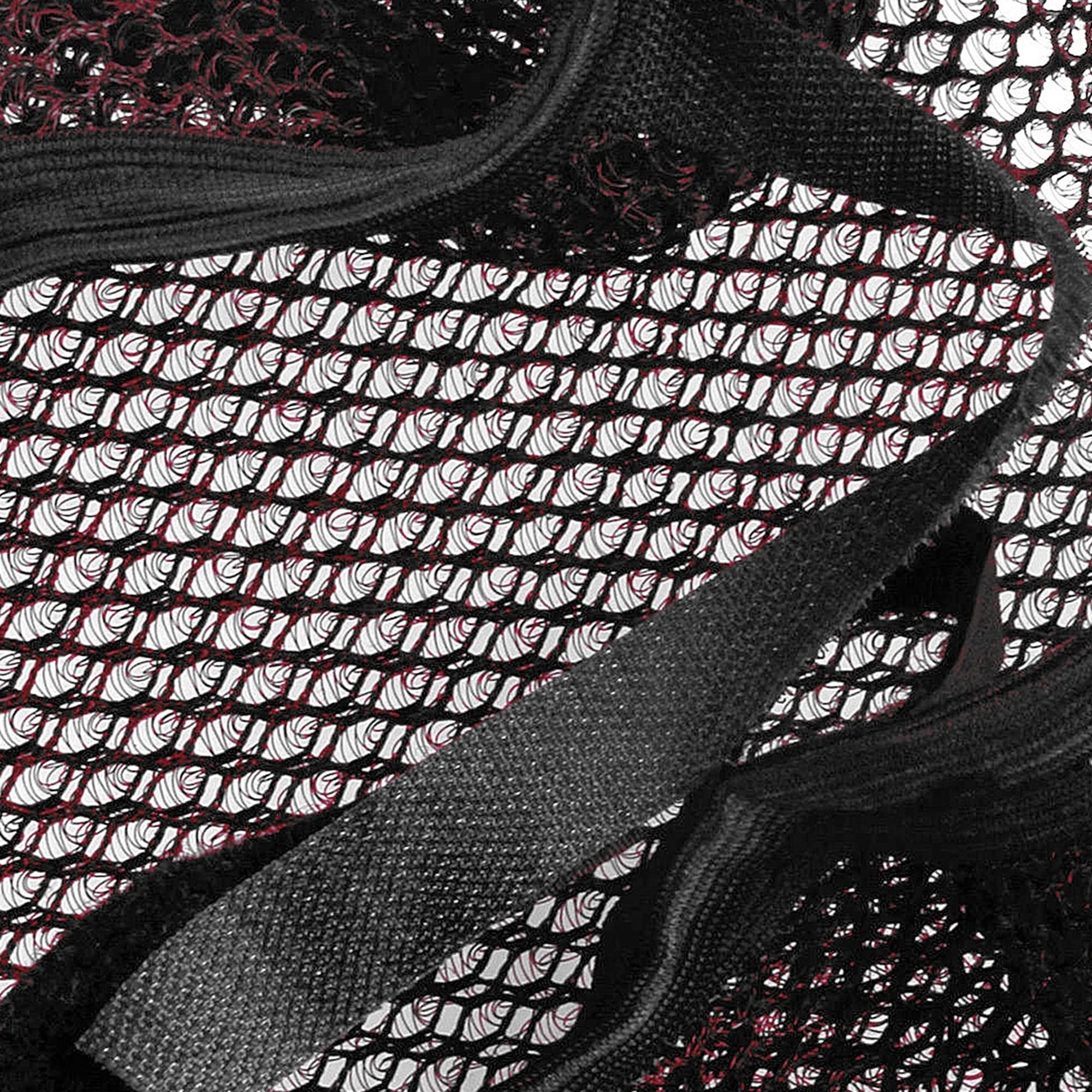 XXXL Motorbike Moped Seat Cushion Cover - 3D Breathable Mesh Net For Scooters (90cm, Black)