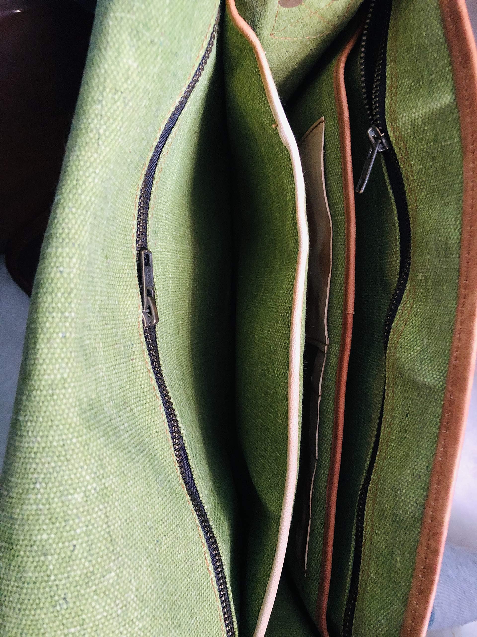 american blue Leather Messenger Bag Full Flap Laptop Briefcase Crossbody Satchel Shoulder Handmade Genuine Bag