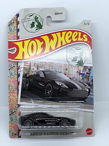 Hot Wheels 2022 - Aston Martin ONE-77 - Negro - World Class Racers 35 Hot Wheels 2022 - Aston Martin ONE-77 - Negro - World Class Racers 35