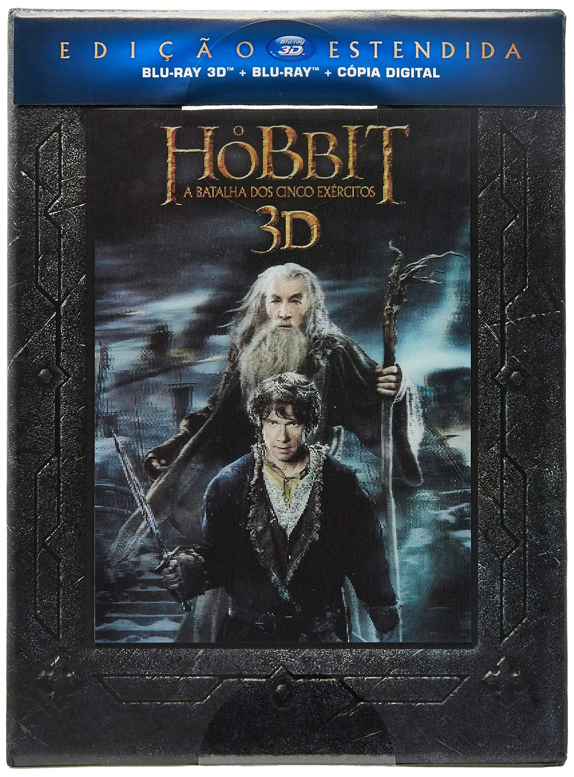 Le Hobbit La Bataille des Cinq Armées version longue 5 disques Blu-Ray 3D complet