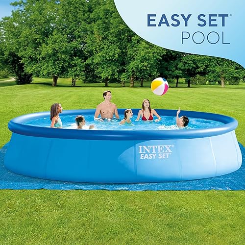 Miniatura 40 de INTEX - 28121EH Piscina de 10 pies x 30 pulgadas Easy Set con bomba de filtro de cartucho