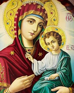 Catholic print picture - PERPETUAL HELP SH - 8" x 10" ready to be framed