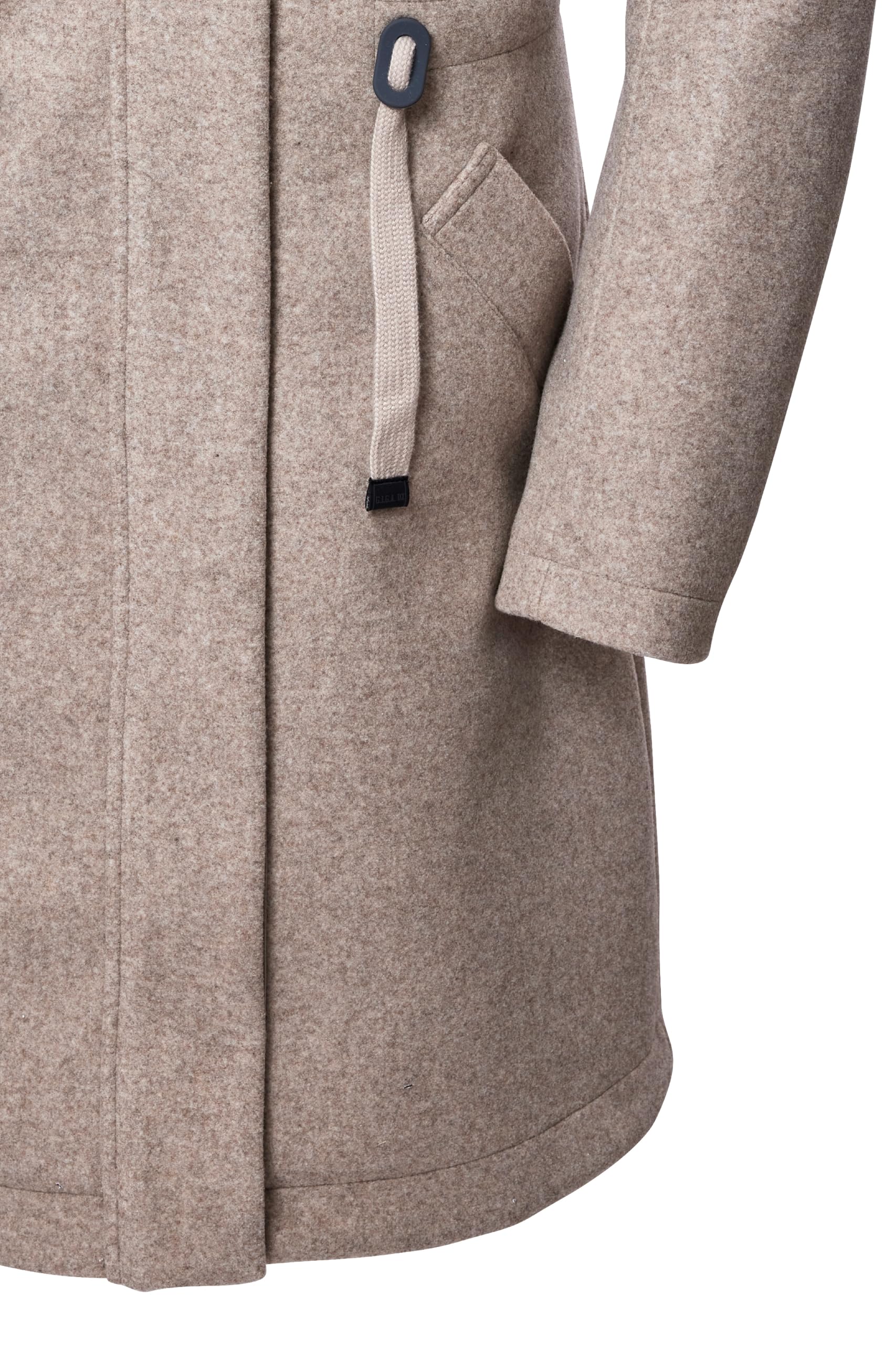 G.I.G.A. DX Damen Gw 46 Wmn Prk Fleece Parka/Mantel mit abknöpfbarer Kapuze