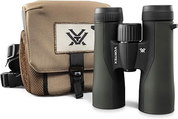 Vortex Crossfire HD 8x42 Binoculars | HD Optics, Tripod Adaptable, Waterproof, Fogproof, Shockproof, Included GlassPak Harness - Unlimited, Unconditional