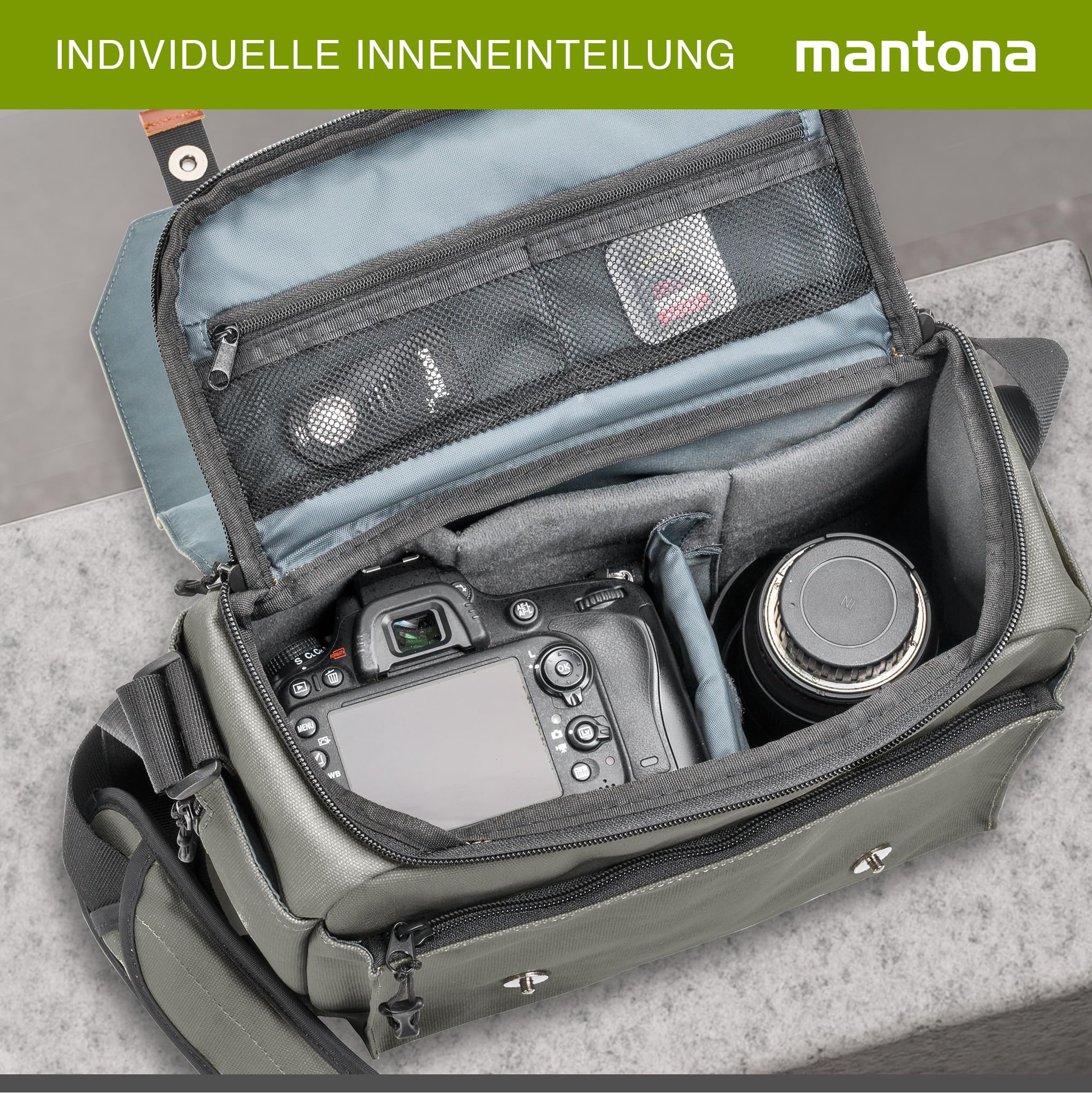 Mantona Milano - Custodia per fotocamera