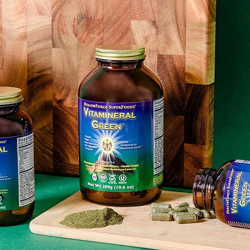 Miniatura 7 de HEALTHFORCE SUPERFOODS Vitamineral Green - Suplemento mineral para el apoyo inmune y de la tiroides - Suplemento en polvo verde con ingredientes de