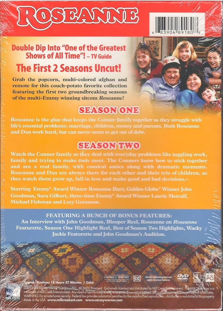 その他 Roseanne: Seasons 1 &amp; 2 [DVD] ROSEANNE TV Show Season 1 & 2 DVD Sitcom Roseanne Barr | eBay