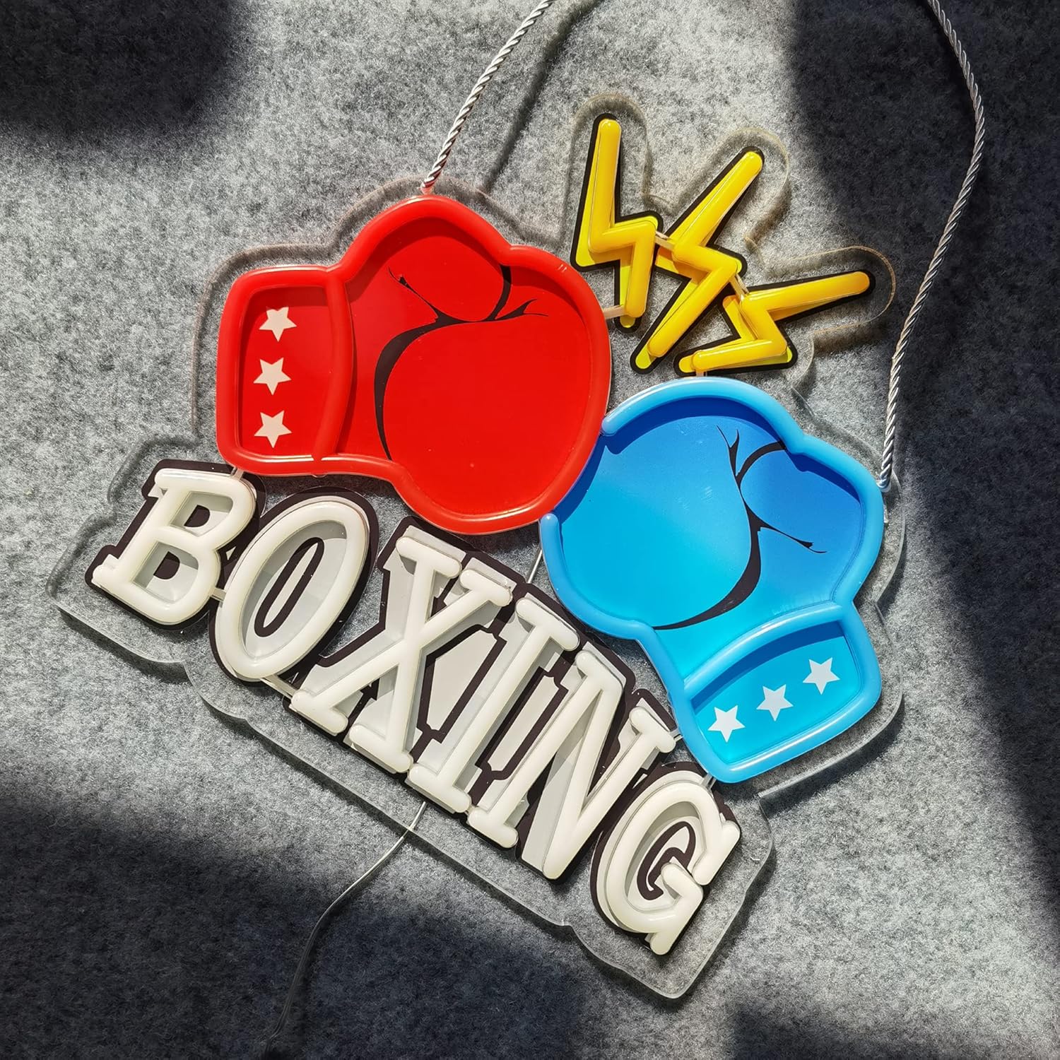 13x13 inch Boxing Neon Signs Art Wall Lights for Beer Bar Club Bedroom Hotel Pub Cafe Wedding Birthday Party Gifts