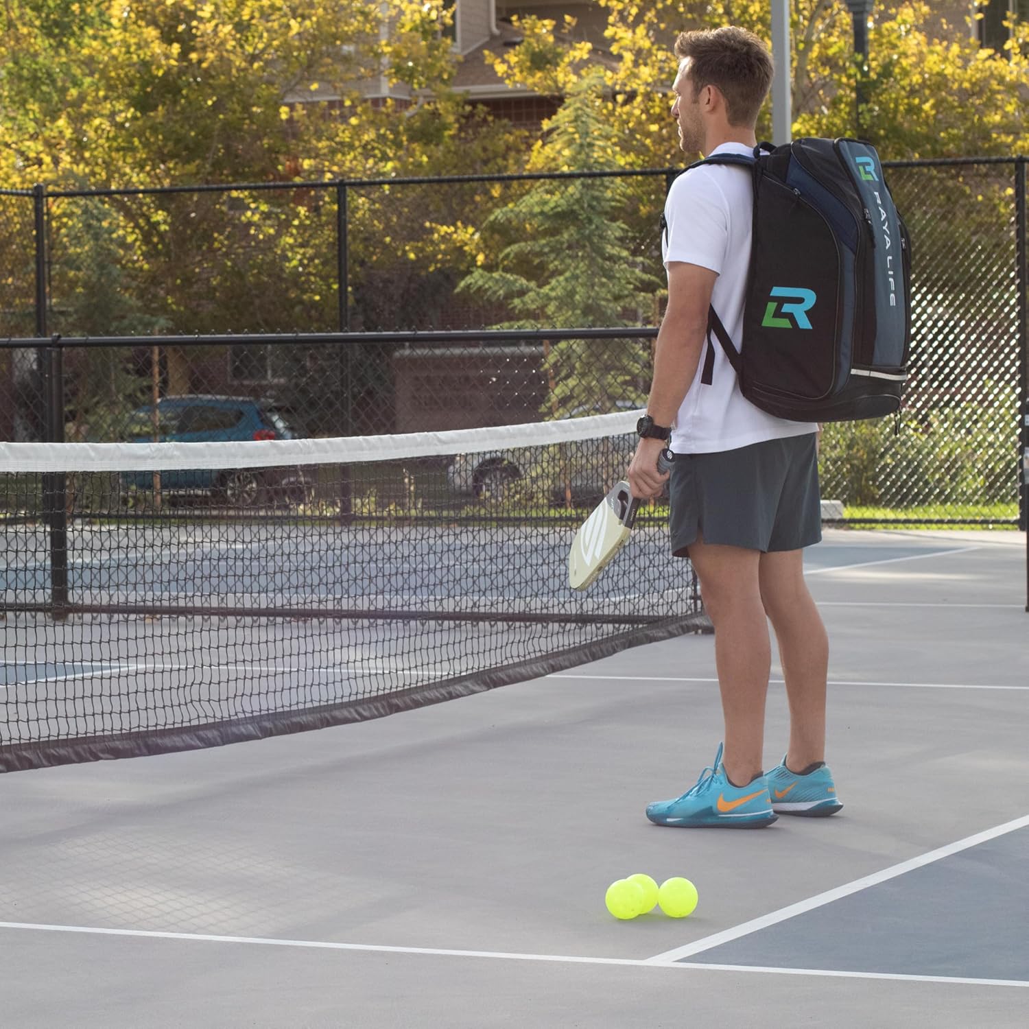 Pickleball Bag - Water Proof Pickleball Backpack, Ample storage for Paddles and Gear, Fence Hook, Shoe Compartment - Image 6