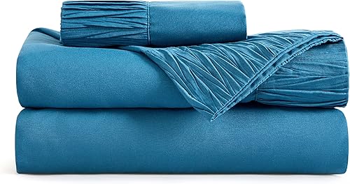 Miniatura 7 de Bedsure - Juego de sábanas de microfibra suave para niños, para cama individual, de 1800 hilos, incluye sábana bajera, 3 piezas, tamaño individual,