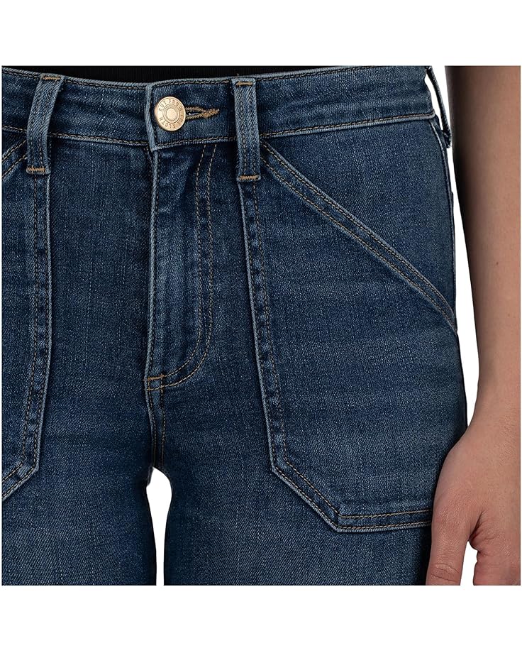 KUT from the Kloth Reese High Rise Straight Leg-Front Pork Chop Pockets - #4 of 4