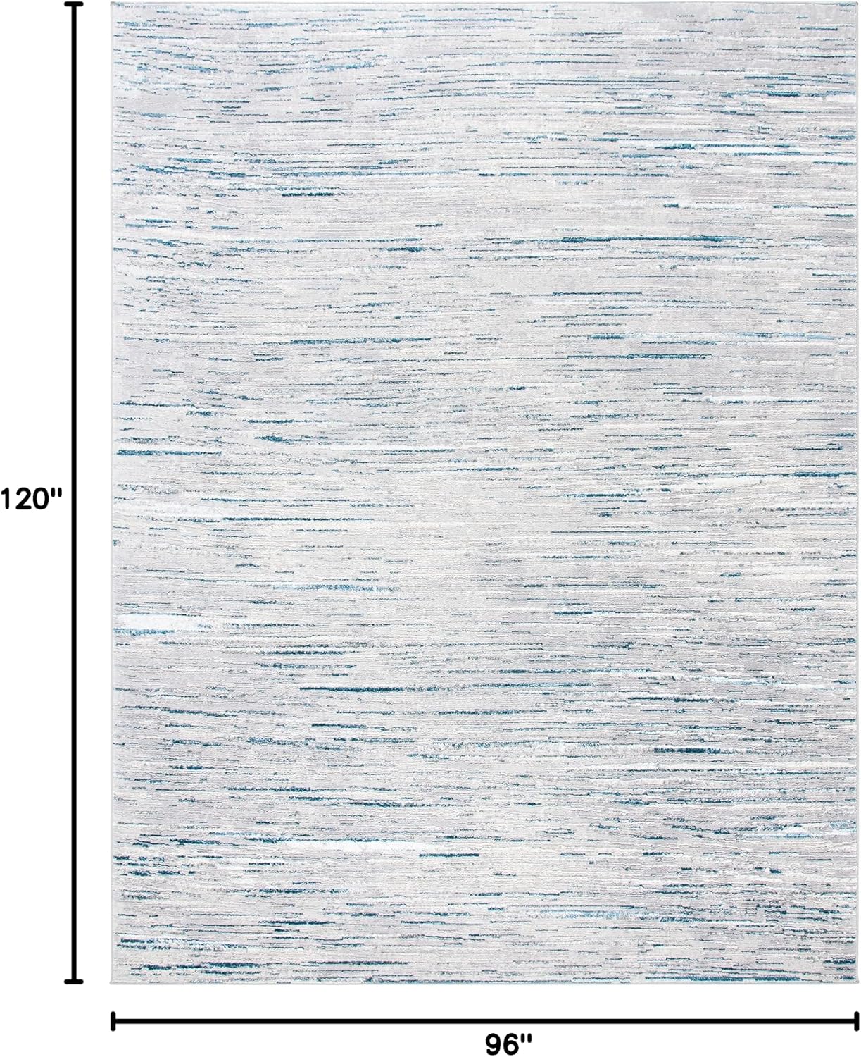 SAFAVIEH Area Rug 8x10 - Orchard Collection - Large - Grey & Blue, Modern Abstract Design, Non-Shedding & Easy Cleaning, Ideal for Living Room, Bedroom, Office, Dining Space (ORC668F)