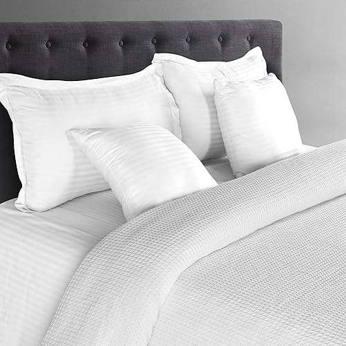 Miniatura 5 de Glamburg 100% Cotton Thermal Bed Blanket, Breathable Waffle Blanket Queen Size, Soft For All Seasons, White Rosa bebé