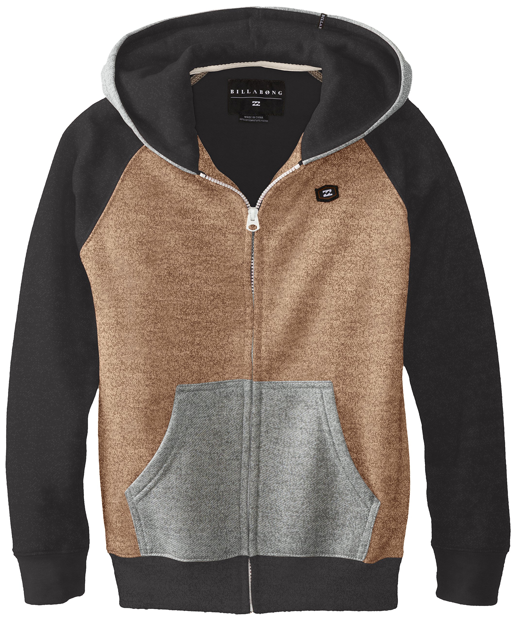 Billabong Big Boys' Balance Fleece Zip-Front Hoodie Sweatshirt