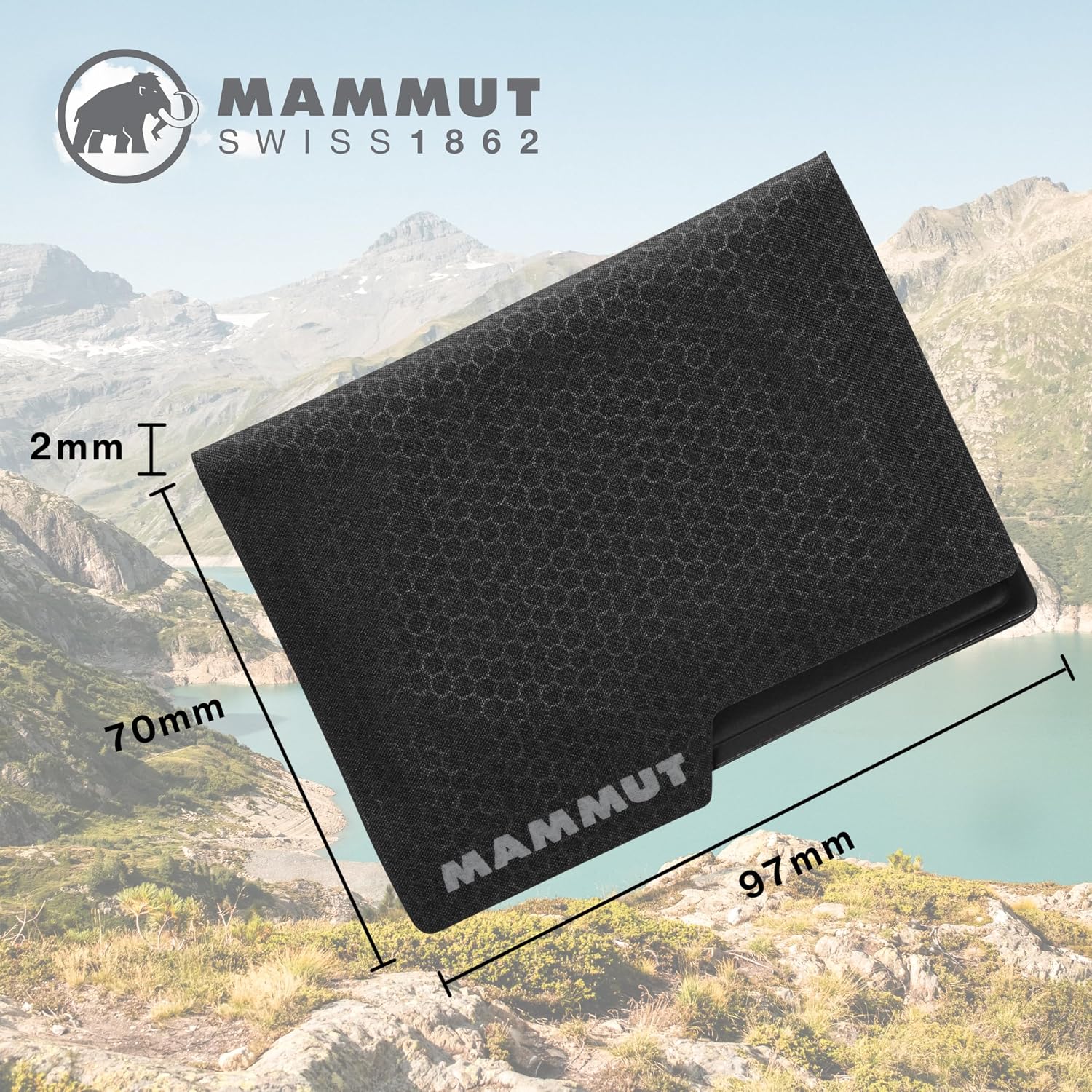 Mammut Ultralight Wallet – Mens and Womens Lightweight, Everyday Wallet with Coin and Card Slots