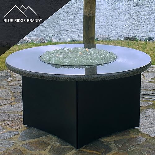 Miniatura 4 de Blue Ridge  Cristal para hoguera, cristal para acuario, vidrio para jardín, encimeras y decoración del hogar, fabricado en Estados Unidos