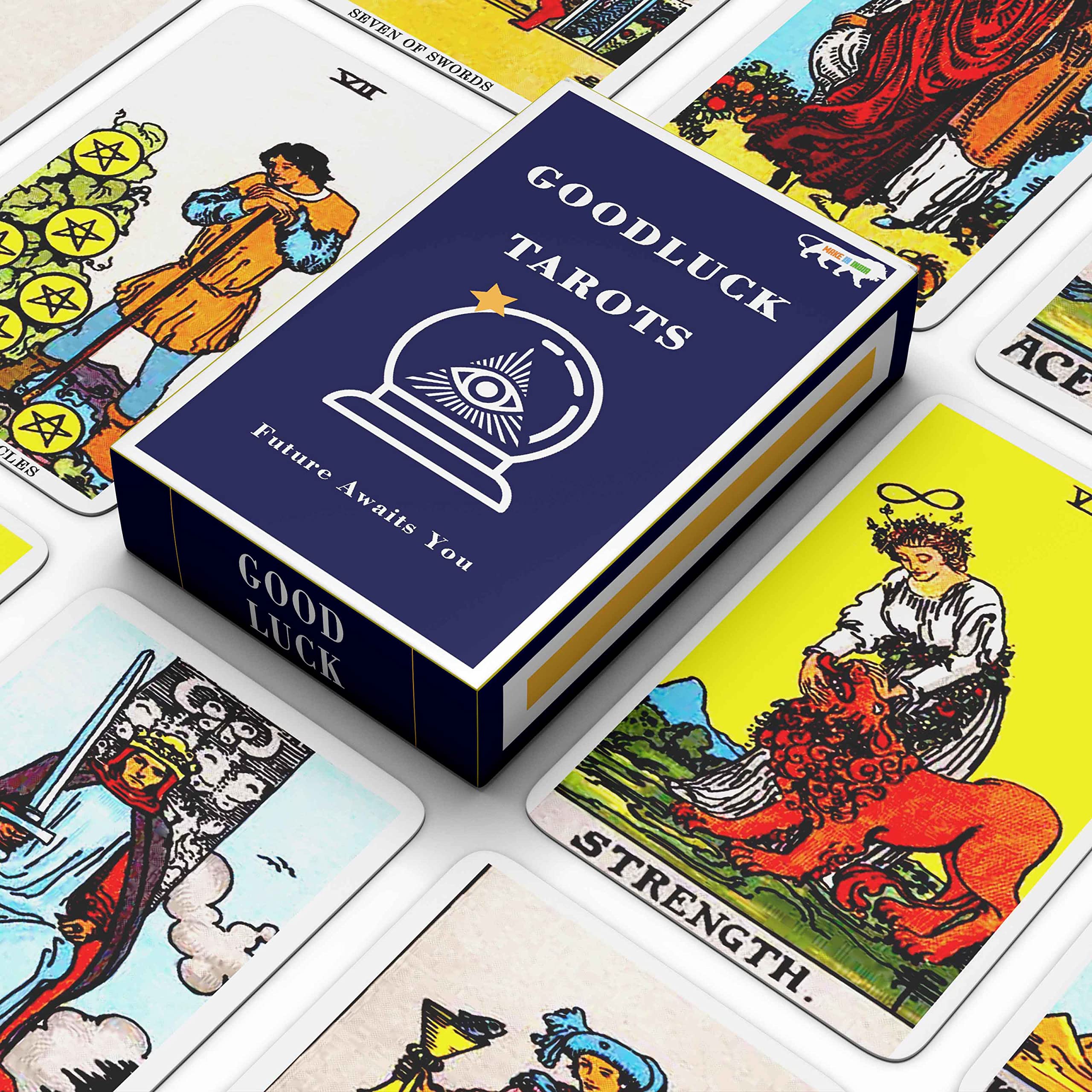 Buy GOODLUCK TAROTS Original RiderWaite Tarot Deck Set of 78 Tarot