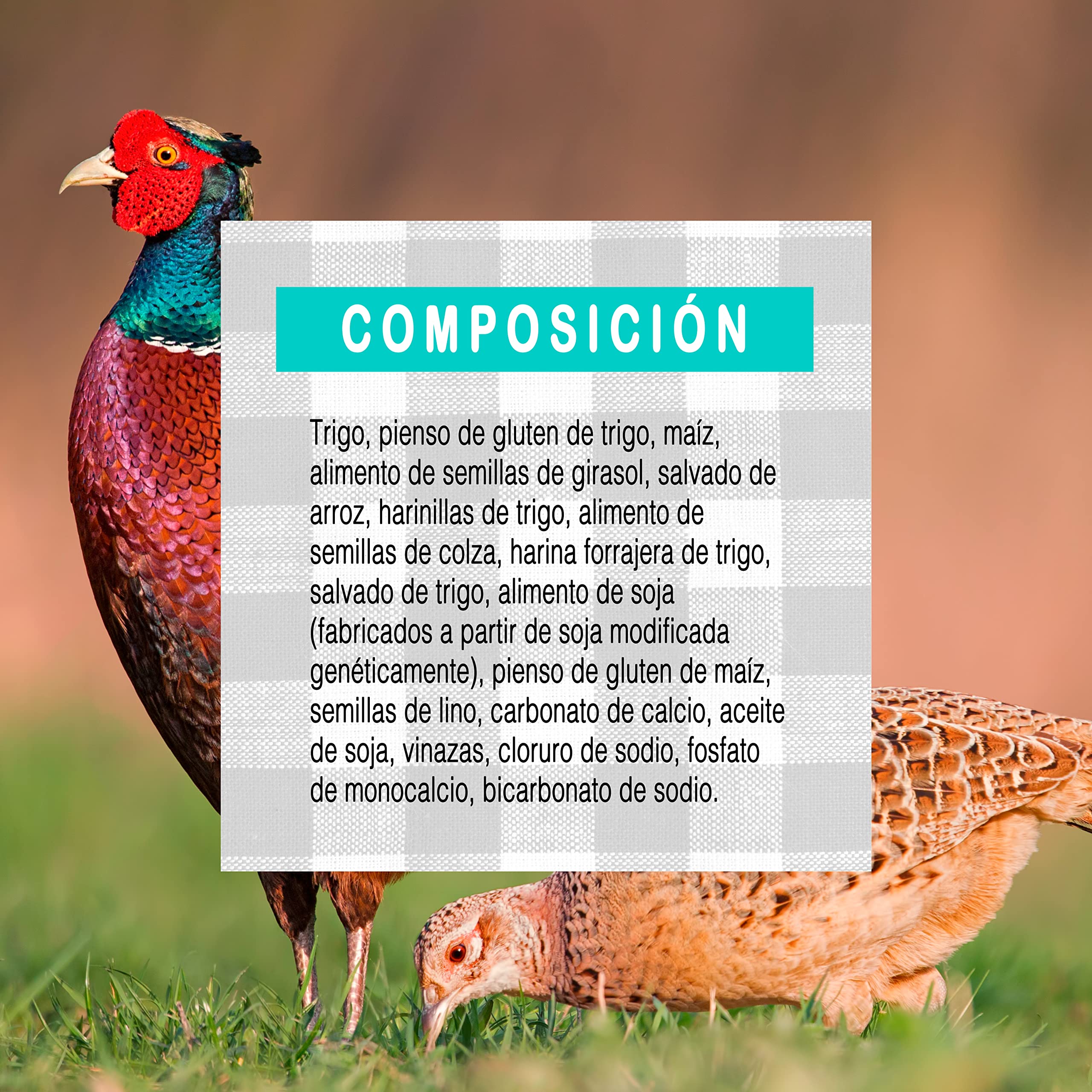Pienso perdices, faisanes, codornices. Show 3 Pellet. Versele laga (20 kg)