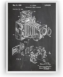 Magic Posters Camera Accessory 1966 Patent Print - Photography Photographer Poster Giclee Art Wall Decor Vintage Blueprint Gift - Frame Not Included