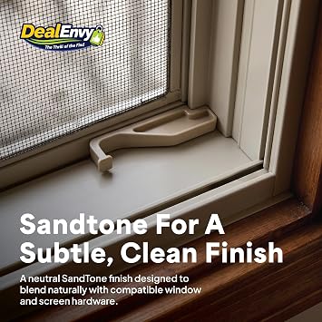 Full Screen Latch, Fits Andersen 400 & 200 Series, SandTone, 2-Pack
