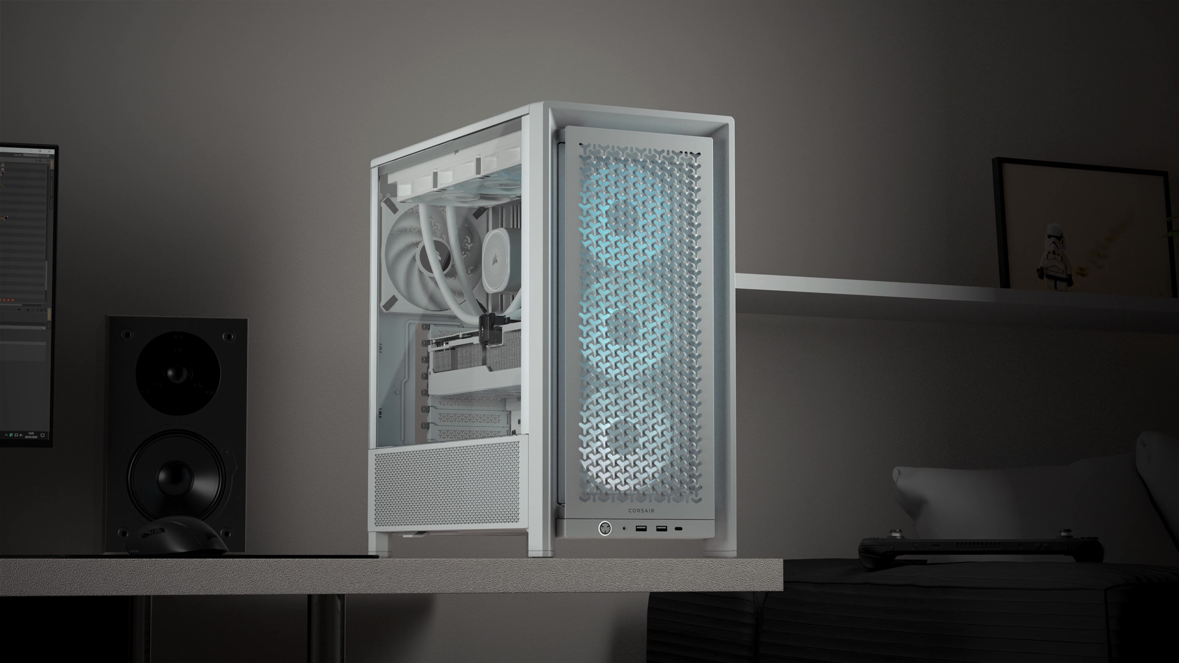 CORSAIR Boîtier PC odulaire 4000D RS Frae High Airflow id Tower - 3