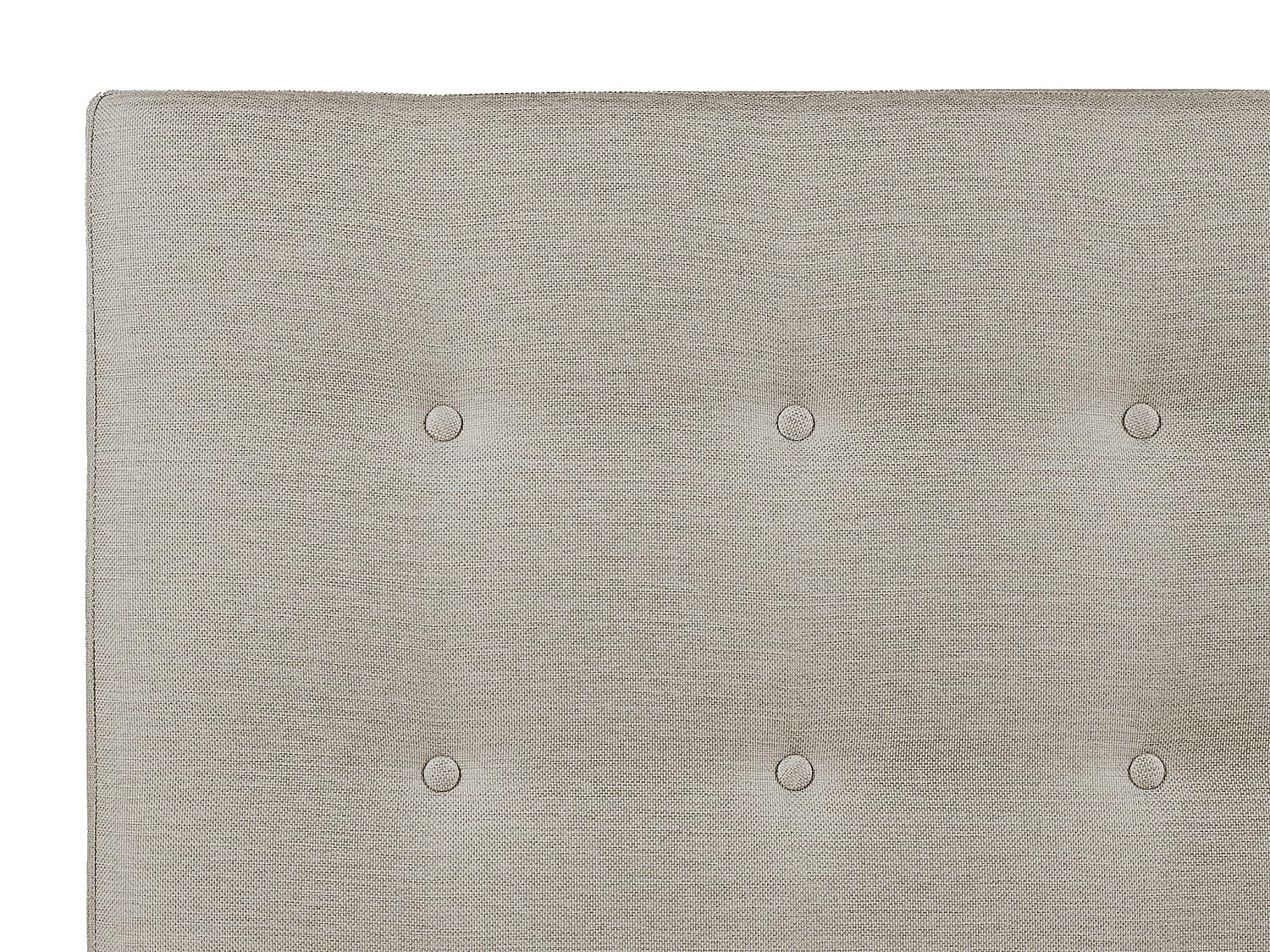 Vente-unique - Tête de lit capitonnée - 160 cm - Tissu - Beige - Francesco
