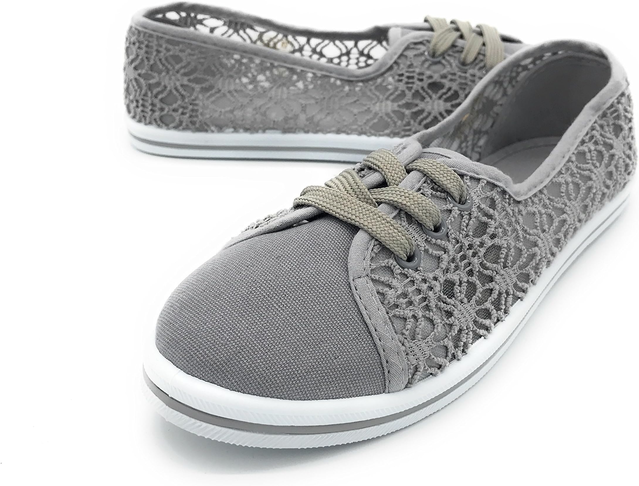 Blue Berry Women Slip On Flats and Loafers (13GREY, Numeric_7_Point_5)