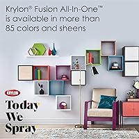 Vista 8 de Krylon K02709007 Fusion - Pintura en aerosol todo en uno para interiores y exteriores, color púrpura uva helada brillante, 12 onzas (paquete de 2)