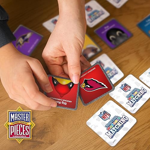 Miniatura 2 de MasterPieces Juegos Deportivos - Juego de Emparejamiento de Mascotas de Equipos de la NFL - Juego para Niños y Familia - Ríe y Aprende Colores