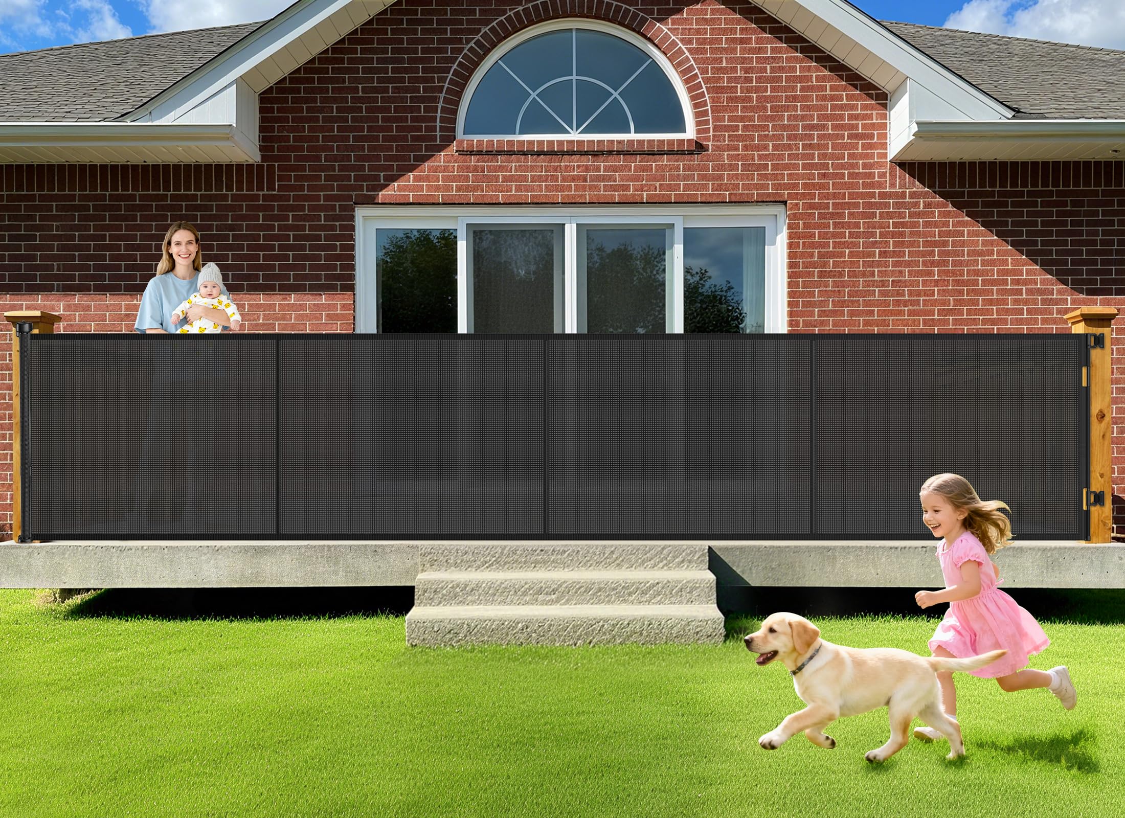 EZIGO 196-Inch Long Retractable Gate