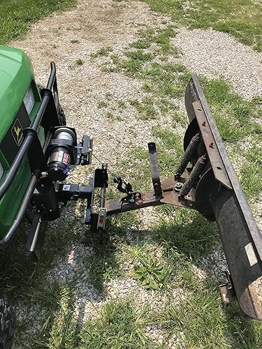 Miniatura 4 de ATV Utility Winch con cuerda de alambre y control remoto inalámbrico ZXR 2500 libras Badland