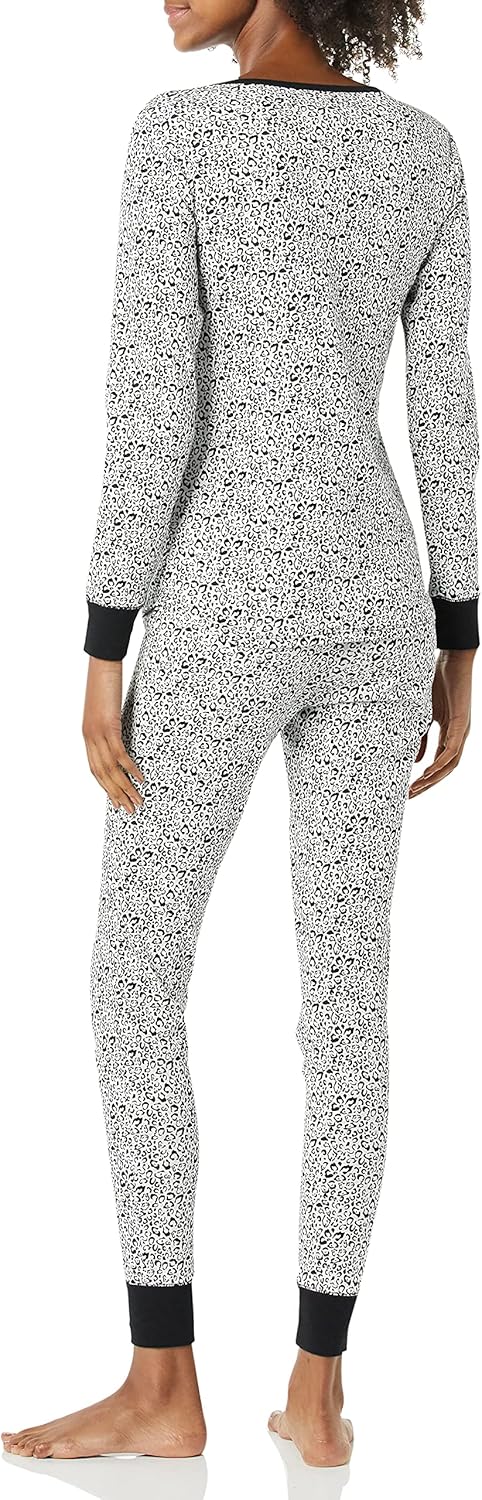 Amazon Essentials Women's Snug-Fit Cotton Pajama Set - Discontinued Colors - Image 2