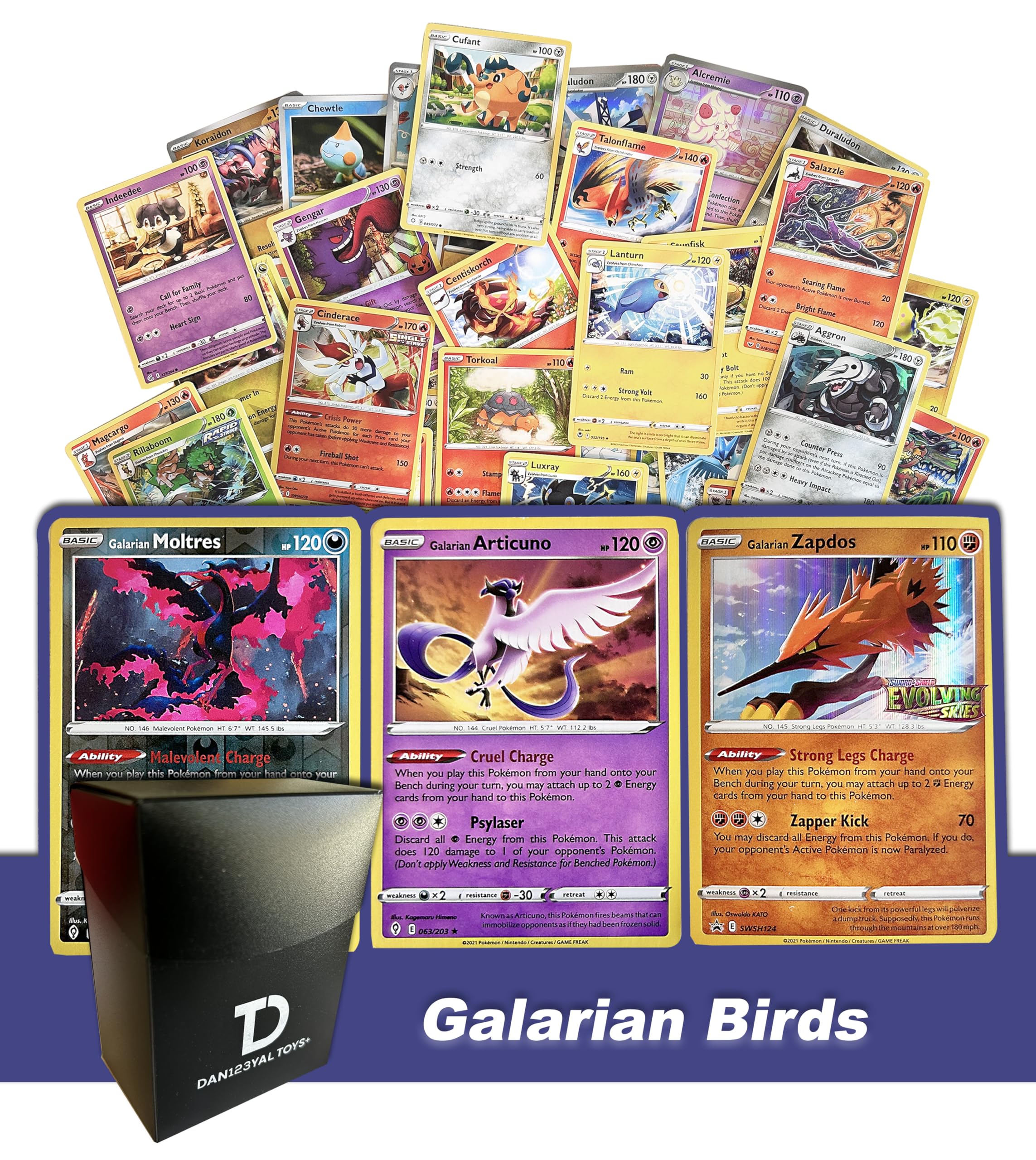 Amazon.com: Galarian Birds TCG Random Assortment Bundle