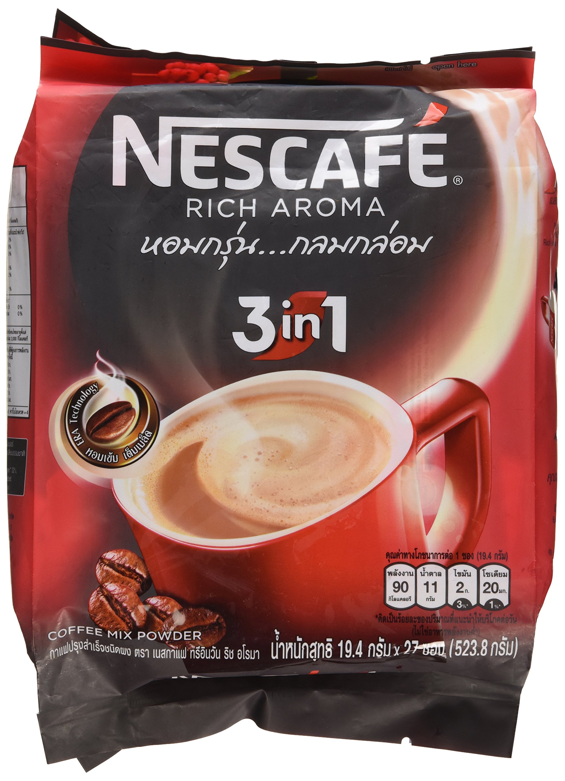 Nescafe Rich Aroma 3 in 1 Coffee Powder, 523.8g (B00G9WYZ5E) Amazon Price History, Amazon Price Tracker