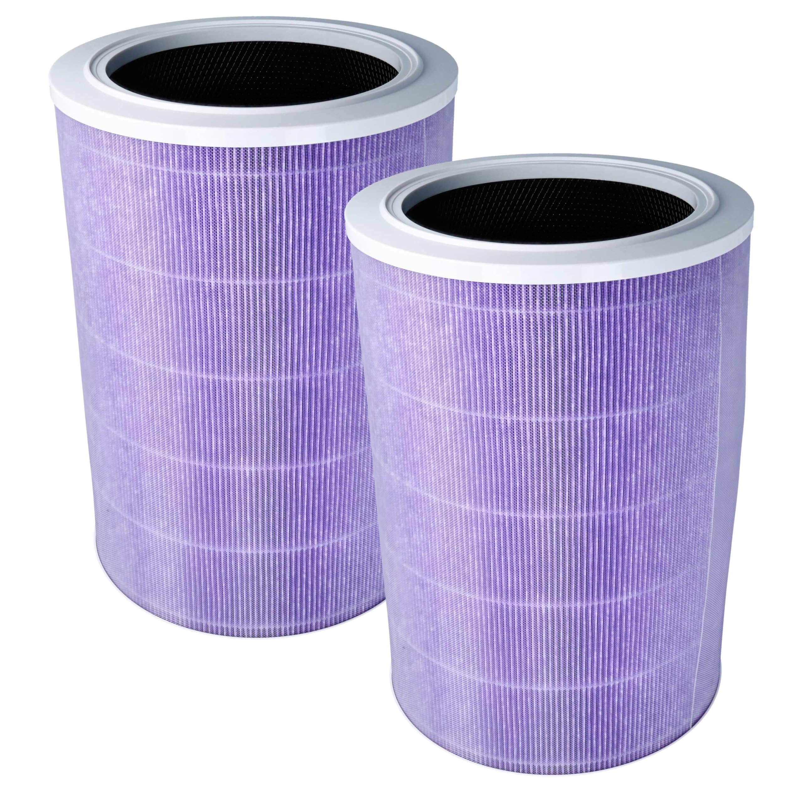 vhbw 2x Filtro HEPA compatible con Xiaomi Mi Air Purifier 1 purificador aire - Filtro de repuesto con filtro carbón activado, antibacteriano