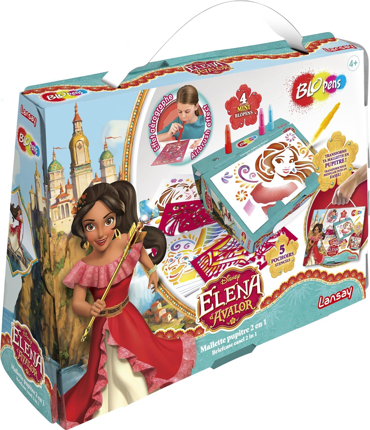 Lansay – 23561 – 2 in 1 Stand Case Elena of Avalor