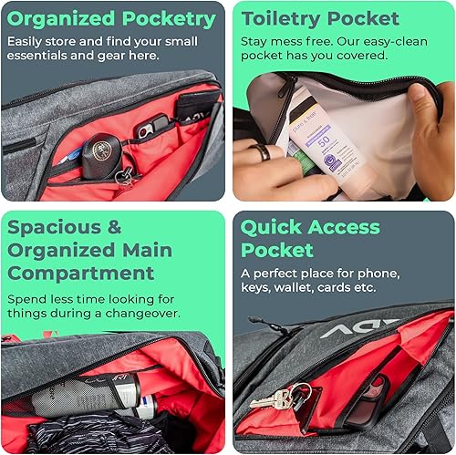 Miniatura 3 de ADV Tennis Pro V3 - Mochila para Tenis y Pickleball V2 - Mochila Flexible