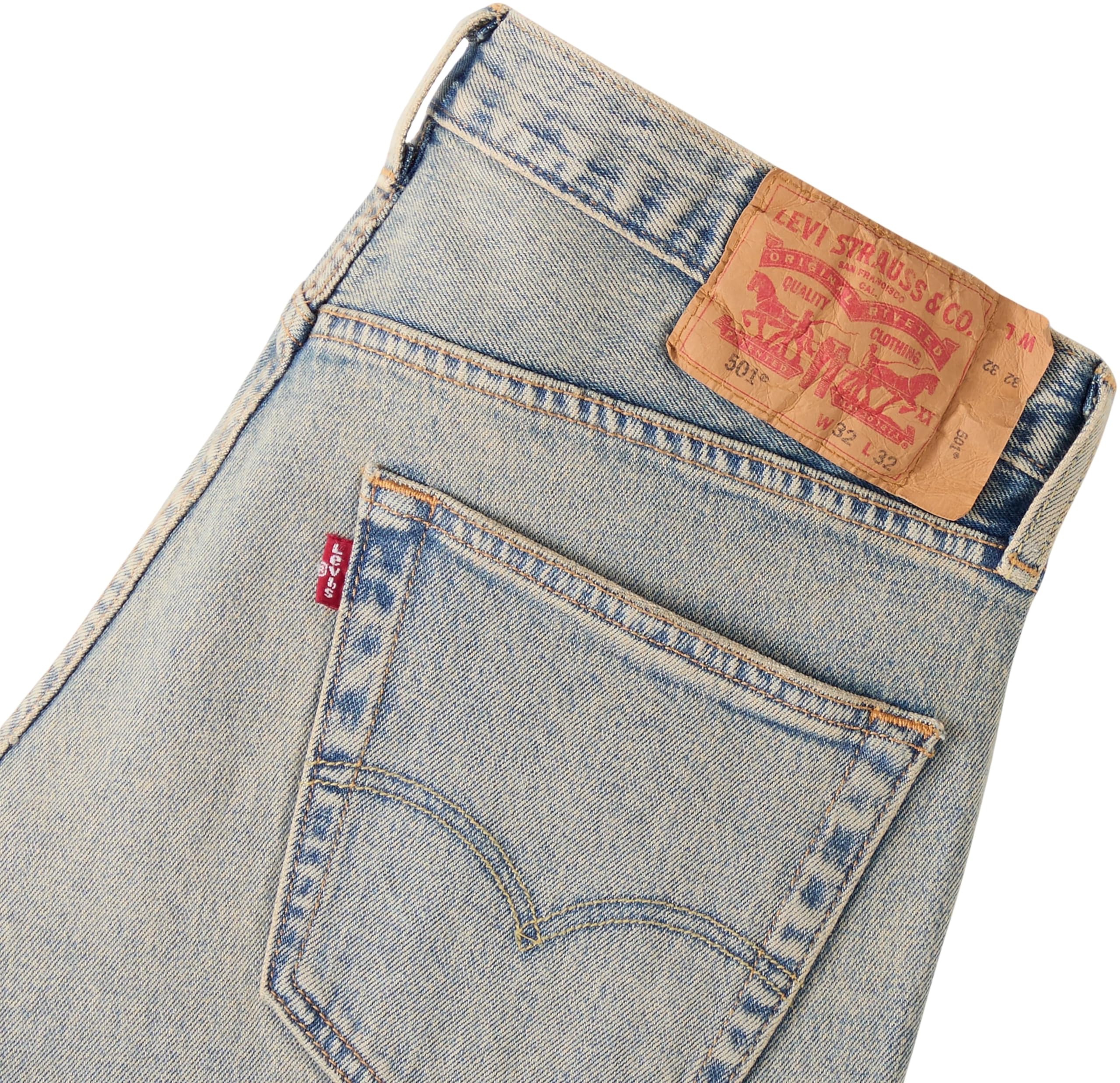 Levi's 501 Levisoriginal Fit Jeans, Along The Coast, 32 W x 32 L, Hombre