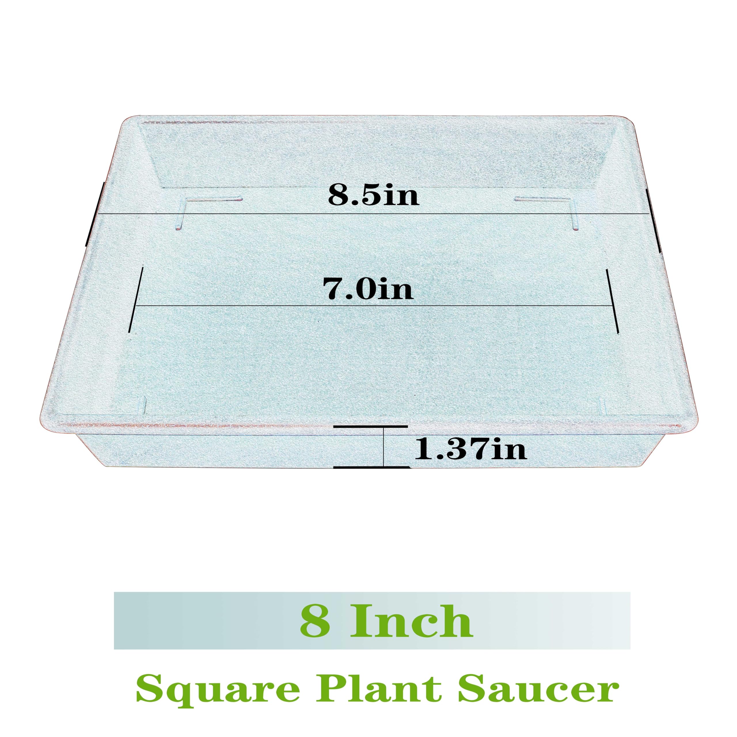 Amazon.com : NIMYAU Square Plant Saucer 5 Pack 8 10 12 14 16 18 20