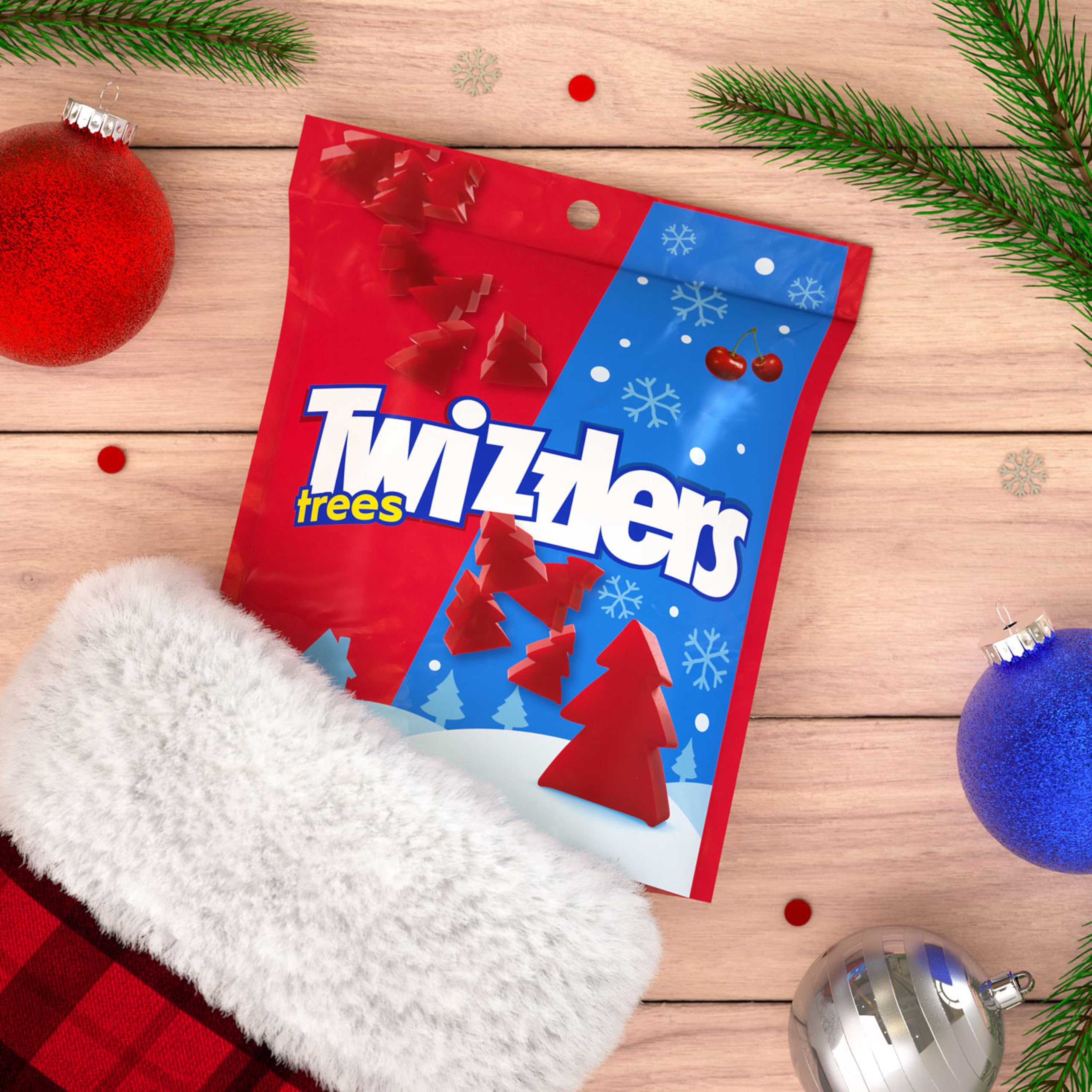 Amazon.com : TWIZZLERS Cherry Flavored Trees Chewy, Christmas