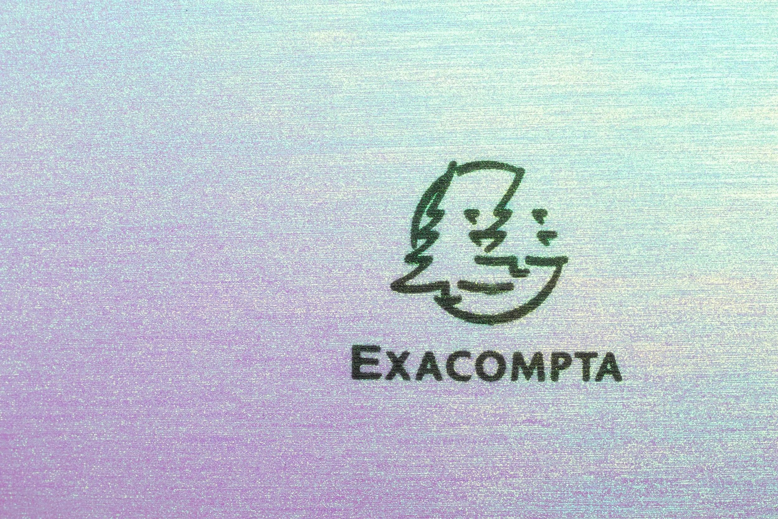 Exacompta - Rif. 53230E - Cartone con 8 raccoglitori cuciti Candy Tidy, con elastici - interno in carta e copertina in PP - 6 scomparti - 24 x 32 cm - A4-4 colori azzurro, menta, parma e pesca