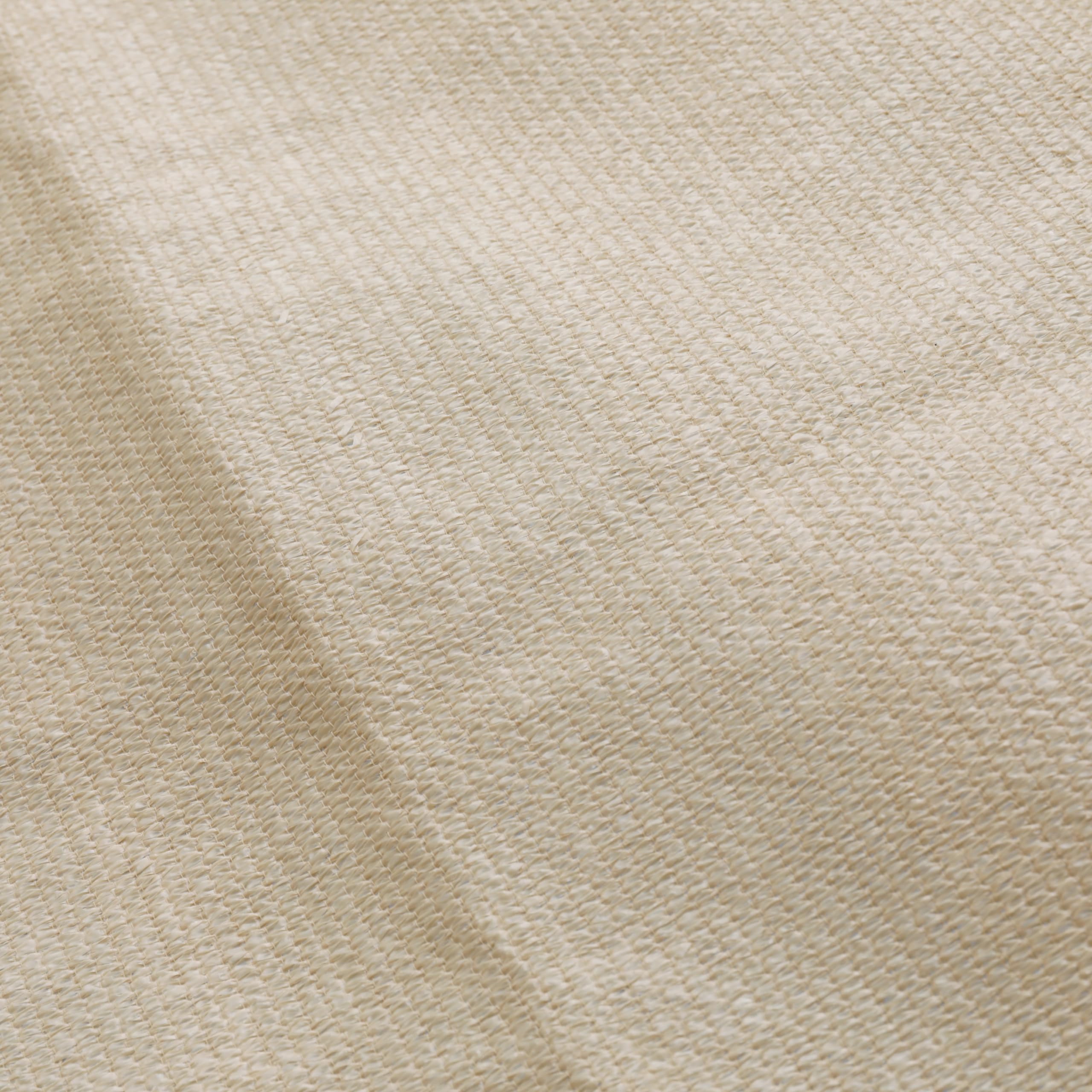 Flash Furniture Palmetto Voile d'ombrage triangulaire en polyéthylène haute densité recyclé avec bords renforcés, anneaux en D en acier inoxydable, cordes de fixation en nylon incluses de 1,5 m, sable