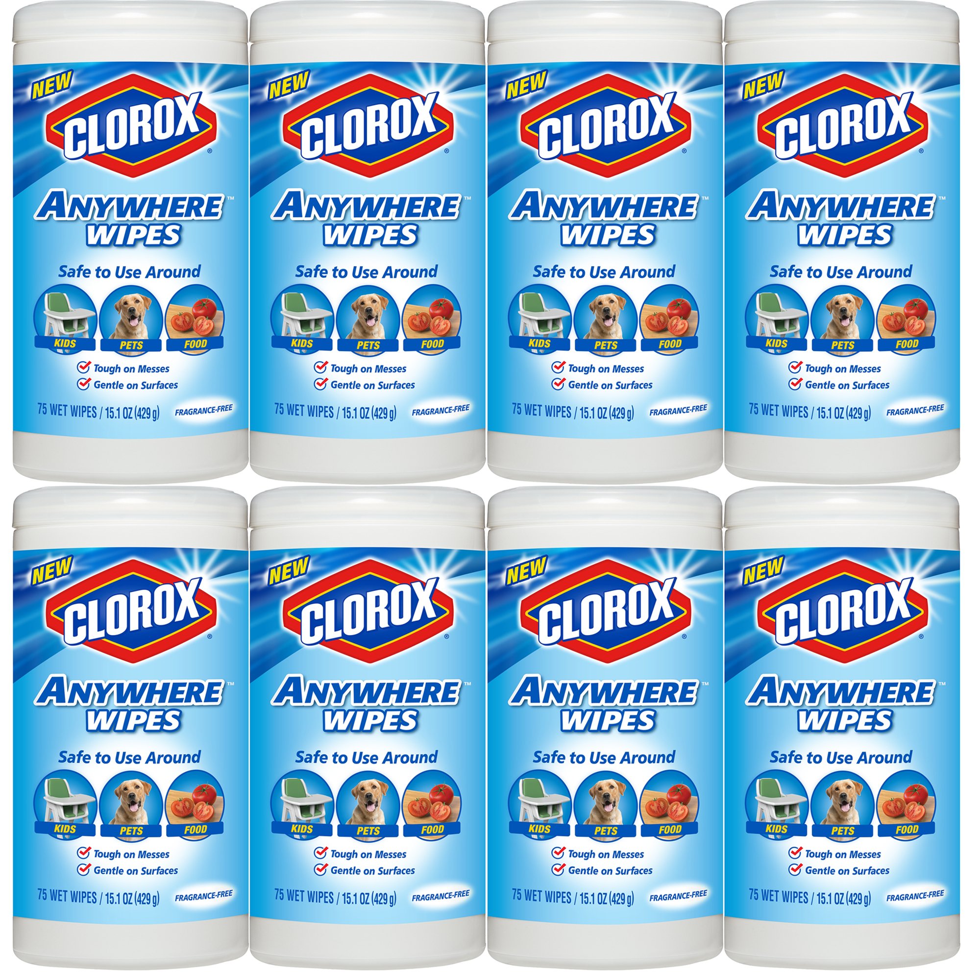 Buy Clorox Anywhere Wet Wipes, Kid, Pet, Food Safe, BleachFree and