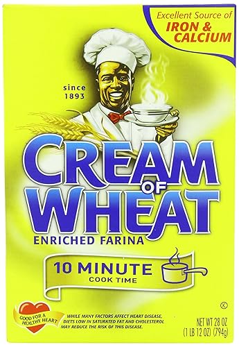 Cream of Wheat, Farina enriquecida original, 10 minutos, 28 onzas (paquete de 12)