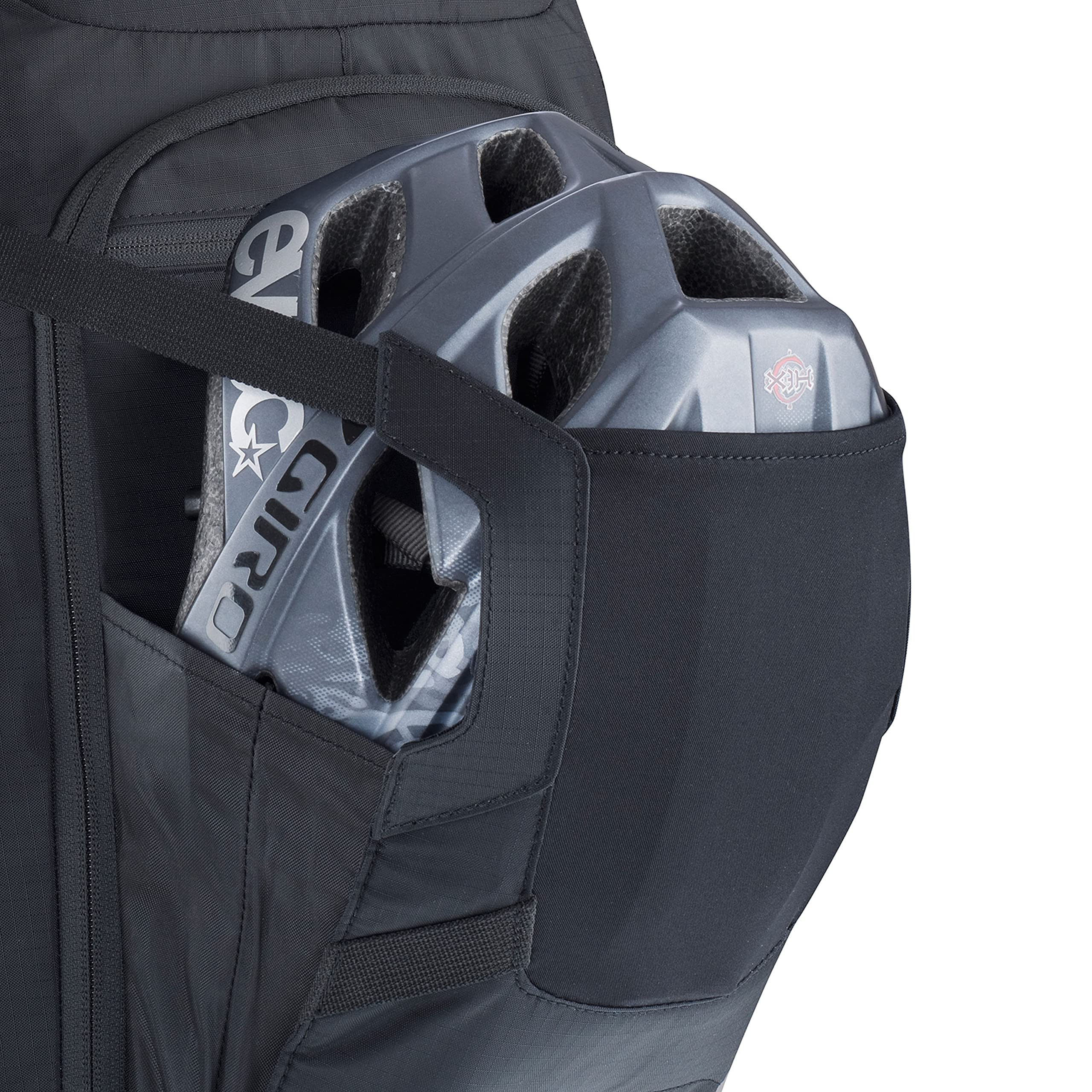 Zaino tecnico da turismo EVOC FR TOUR 30l (paraschiena integrato con 95% di assorbimento degli urti, ideale per tour di più giorni, scomparto principale con pass-through), Nero