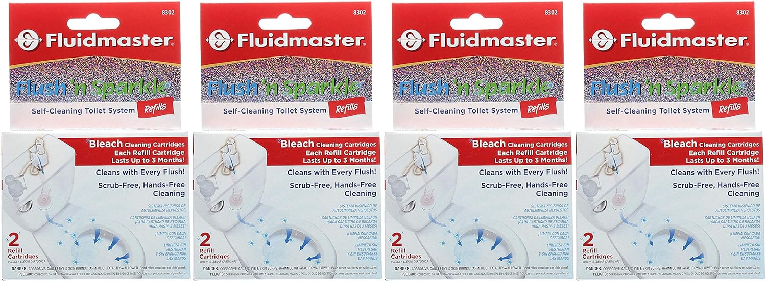 Buy Fluidmaster 8302P8 Flush 'n Sparkle Automatic Toilet Bowl Cleaning